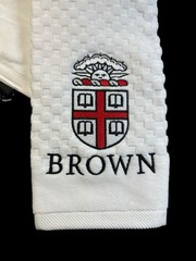 University of Brown Golf Towel / (6in x 22in) Cotton 39k Stitches