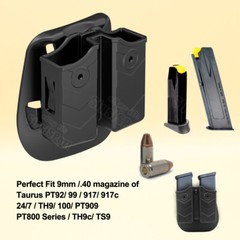 Mag Pouch For Taurus PT92 24/7 TH9 100 PT909 9mm .40 Universal Magazine Holster