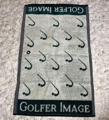 VTG GOLF TOWEL SIR CHRISTOPHER HATTON FOR GOLFER IMAGE GREEN NWOT