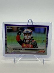 2022 Topps Chrome Formula 1 F1 Racers Purple Refractor /399 Charles Leclerc
