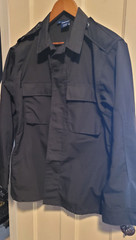Propper Men Black Jacket/Uniform, Poly/Cotton, Size S/R, BDU Police Military Ops