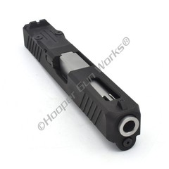 HGW Complete Upper for Glock 19 Black EDC RMR Slide Ported SS Barrel Sights