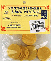 Modern Muzzleloader Original Wonder Patches .40-.49 .010 – 4105