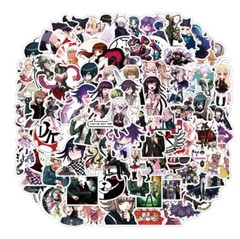 Mix 10/50 PCs Danganronpa Anime Luggage Laptop Notebook Sticker-No Duplicate