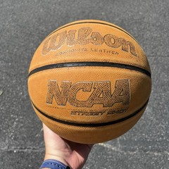Wilson NCAA Street Shot Basketball Ball Composite Leather Brown Tan 29.5” Size 7