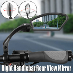 Bicycle Bike Cycle Handlebar Rear View Mirrors Rearview Rectangle Back Mirror