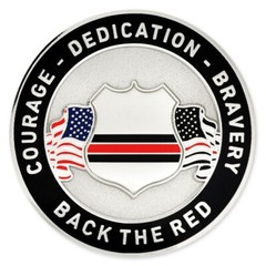 PinMart’s Thin Red Line Large Ball Marker