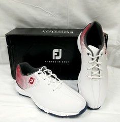 Unused In Box FOOT JOY Junior 45014 Lightweight Faux Leather Golf Shoes 5M