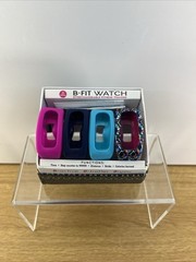 B-Fit Watch Bands For Exercise Activity Tracker Pedometer BANDS ONLY (Lot of 4)