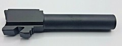 Glock 19 Barrel – G1-4 – Black Nitride – Flush & Crown Cut