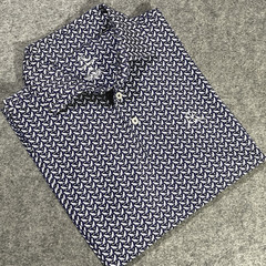 RHOBACK GOLF Men’s Purple Dog Print Sz Med Polo Shirt PP0026E