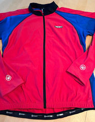 CANARI ZIP UP LONG SLEEVE CYCLING JACKET MENS SZ L BIKING