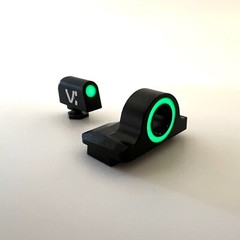 VI Ghost Ring Night Sights for Glock Gen 1 2 3 4 5 G17 G19 G44 Sight