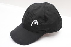 2026 UNISEX HEAD DRY-FIT ADJUSTABLE TENNIS CAP 100% POLYESTER (BLACK) #952802