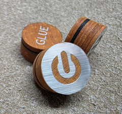 Cyborg ON Hybrid MEDIUM Tip, 9 Layers Japanese Pigskin Leather