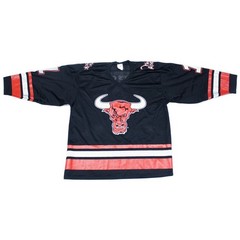 New Sealed Vintage 90s WWF The Rock Hockey Jersey Men 46M Black People’s Champ 1