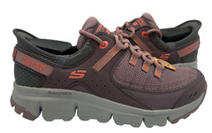 Skechers Woman Slip-Ins Summits AT Lace Up Hiking Shoes Burg/Gry Size:7 155O