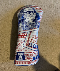 SWAG Franklin Benjamin Franklin Golf Wood Headcover Blue/White/Red, 1pc