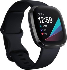 New Fitbit Sense FB512 Advanced Health Smartwatch Stainless Steel