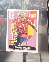 2026 Panini FIFA World Cup Official Stickers Lamine Yamal Extra Sticker Purple