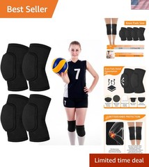 Volleyball Knee Pads, Knee Pads Volleyball Girls 2 Pairs, Knee Pads for Women…
