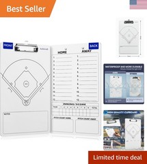 Lightweight Waterproof Softball Lineup Board for Coaches – Easy to Clean & Store