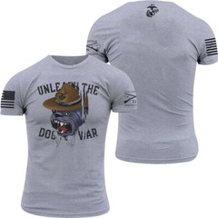 Grunt Style USMC – Dogs Of War T-Shirt – Gray
