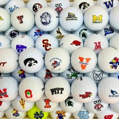 36 College Logo Bulk Used Golf Balls 5A Quality FREE SHIPPING!