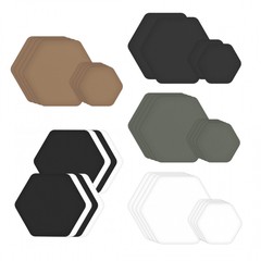 GEAR AID Tenacious Tape Repair Patches for Jackets, Outdoor Gear, 2.5” 1.5” Hex