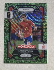 Panini 2026 Prizm Monopoly FIFA World Cup Lamine Yamal Spain #41 green wave