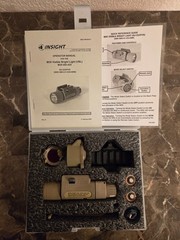 Insight M3X Tactical Illuminator Flashlight 1913 Picatinny FDE SU233