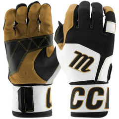 Marucci Blacksmith V2 Adult Baseball Batting Gloves MBG2BKSMFW