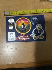 Emory University Sticker Decal Sheet