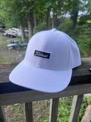 Titlelist White Snap Back Hat Clean Box Logo