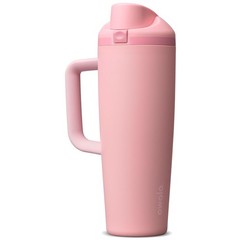 FreeSip 30oz Insulated Steel Tumbler with Straw & Handle