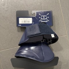Horze Crescendo Aspen Bell Boots Win 16 Solid Peacoat Dark Blue Small 19709