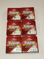 Lot Of 6 Berkley Trilene XL Smooth Casting Clear 6 LB Fishing Line 330 Yards