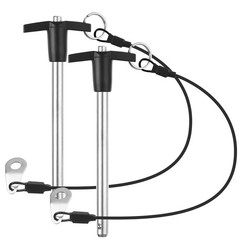 Durable 2-Pack 3/8 Inch T-Handle Quick Release Pins – Stainless Steel Safety