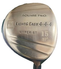 Square Two Light And Easy 15 Wood 37* RH Ladies Graphite 38″ New Grip Nice Club