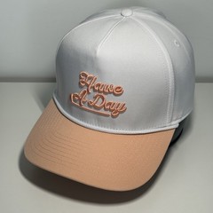Breezy Golf Have A Day White & Orange Rope Hat