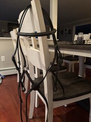 CRACKED BROW BAND! Brand new Plymouth Horse Size Figure 8 Bridle