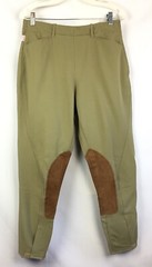 Tailored Sportsman English Riding Tan Zip Breeches Women 30″ Waist, Inseam 25″