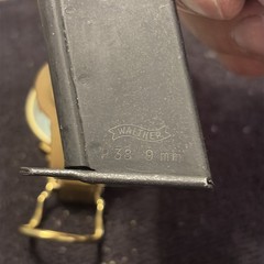 Walter Model P38 German Cold War Ear Pistol Magazine Stamped 10/59 Original