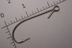100 MUSTAD 6/0 FLY TYING Open Soft Looped Eye SPROAT Nickelplated NORWAY 3903C
