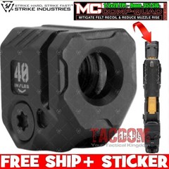 Strike Industrie MICRO COMP QUAD MC for GL0CK S&W w/ 1/2×28 TPI 9mm .357 SIG BLK