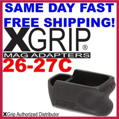X-Grip for GLOCK 26-27 Fits G19 23 Magazines for use onG26 27 Pistols XGGL26-27C
