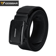 IDOGEAR Tactical Belt with Metal Ratchet Adjustable Buckle 1.75″ 1000D Nylon