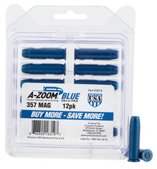 A-Zoom Blue Snap Caps Revolver 357 Mag Aluminum 12 Pack 16319