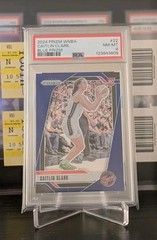 2024 WNBA Prizm Caitlin Clark Blue Prizm 176/199 Rookie RC PSA8 Fever
