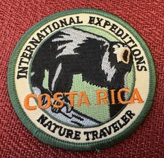 International Expeditions COSTA RICA Colorful Iron On PATCH Nature Traveler NICE